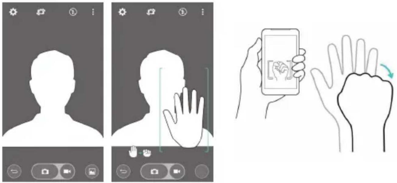 LG D335E - Gesture shot - 1