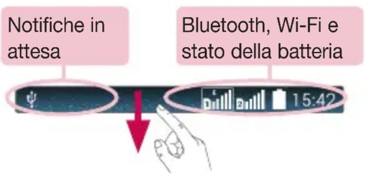LG D335E - Area delle notifiche - 1
