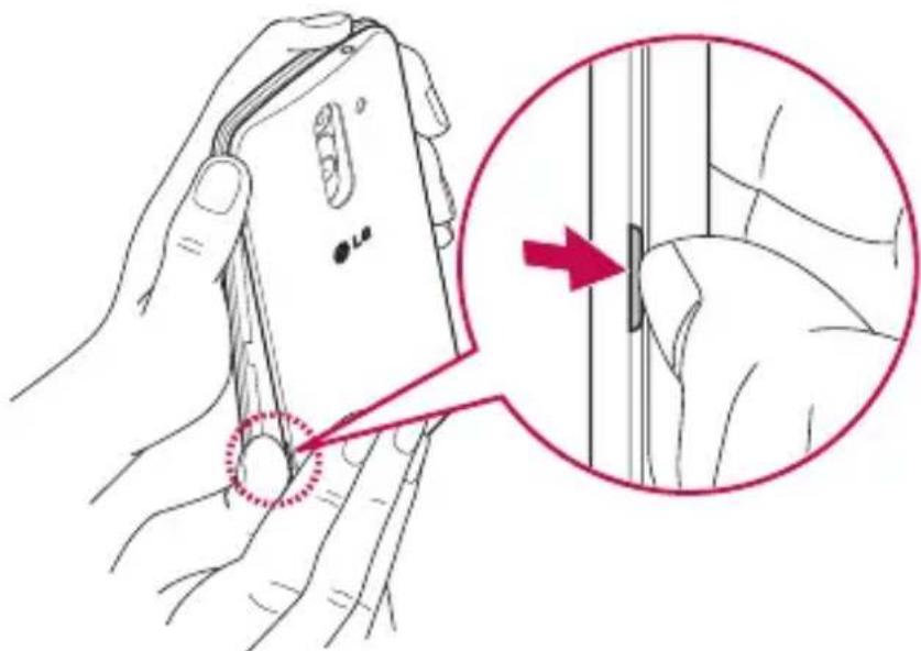LG D335E - Installing the SIM card and battery - 1