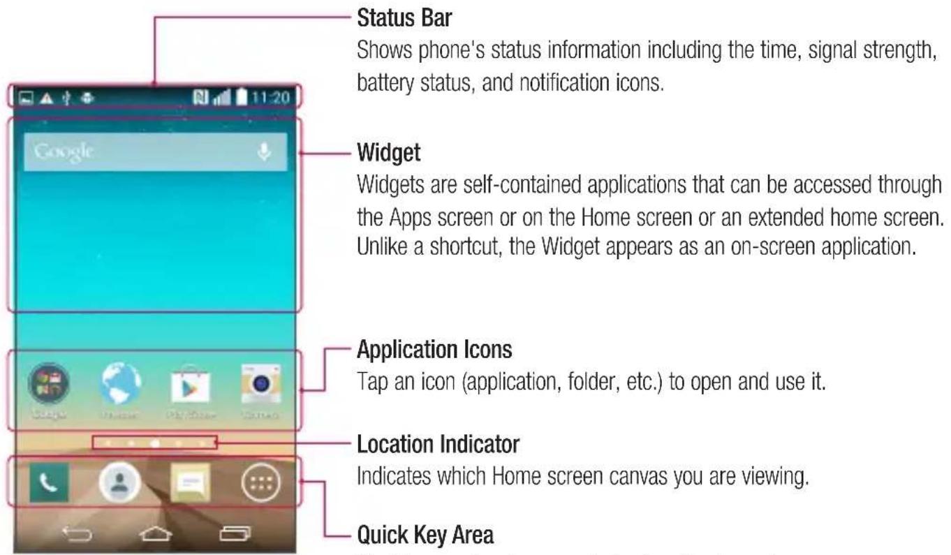 LG D290N - Home screen - 1