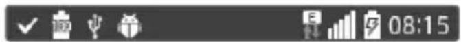 LG D213N - Icone delle notifiche sulla barra di stato - 1