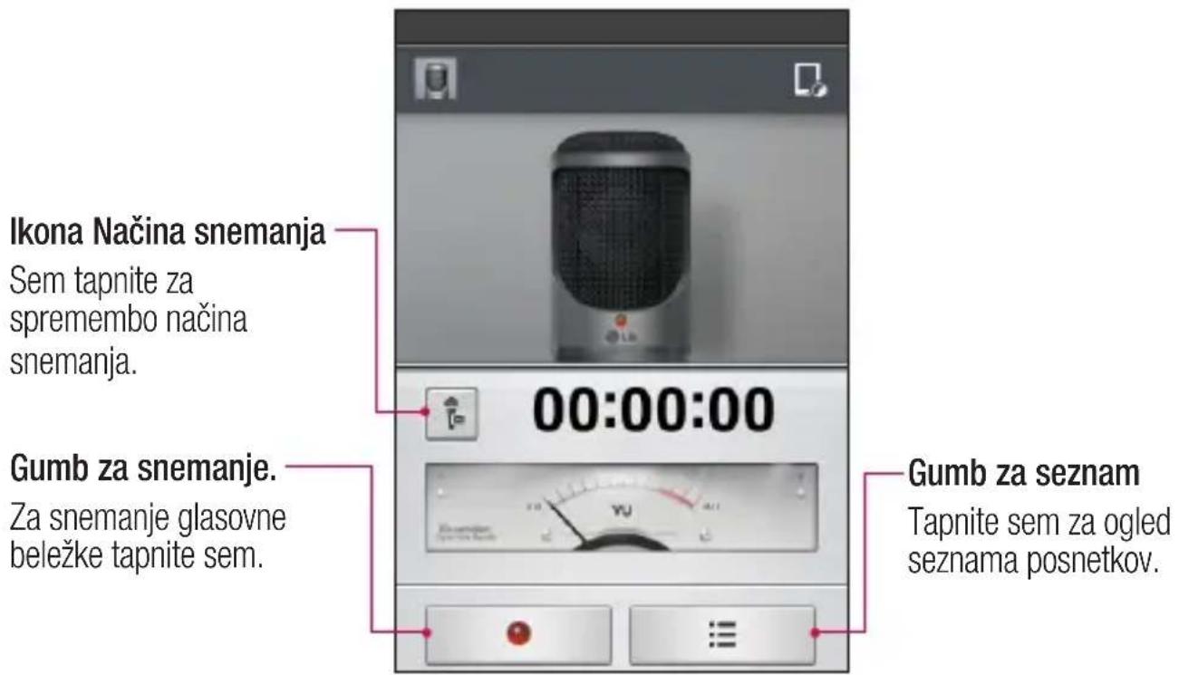 LG D213N - Pošiljanje zvočnega posnetka - 1