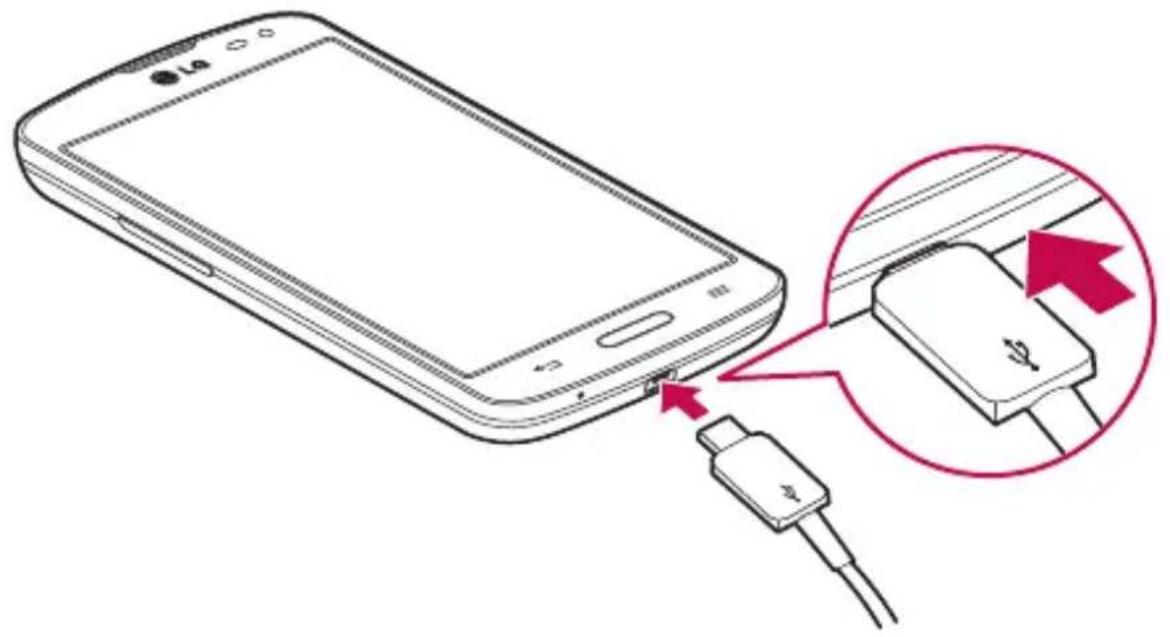 LG D315 - De telefon opladen - 1