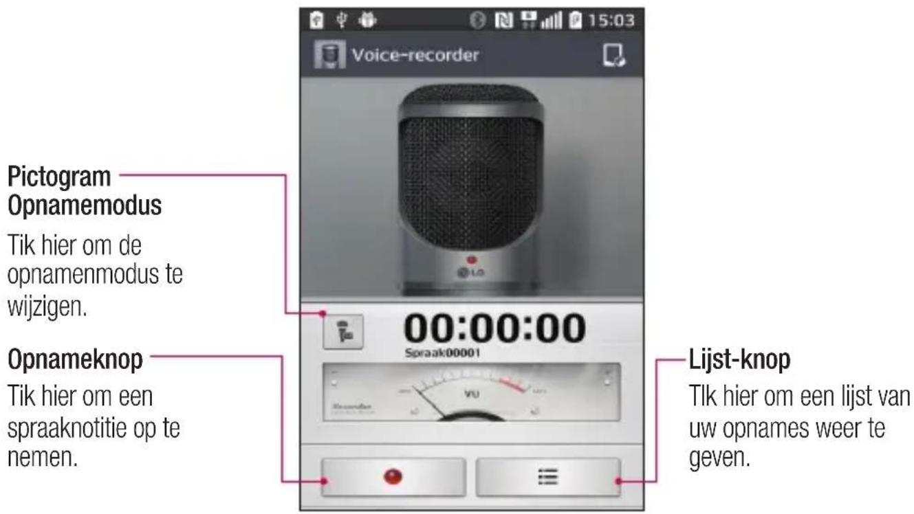LG D315 - Een spreakopname verzenden - 1