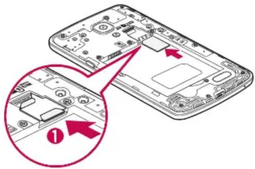 LG D315 - SIM-kaart en batterij installeren - 2