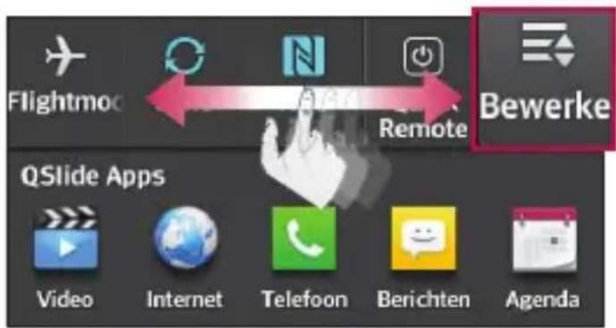 LG D315 - Items voor Snel instellingen op het notificatieschem opnieuw ordenen - 1