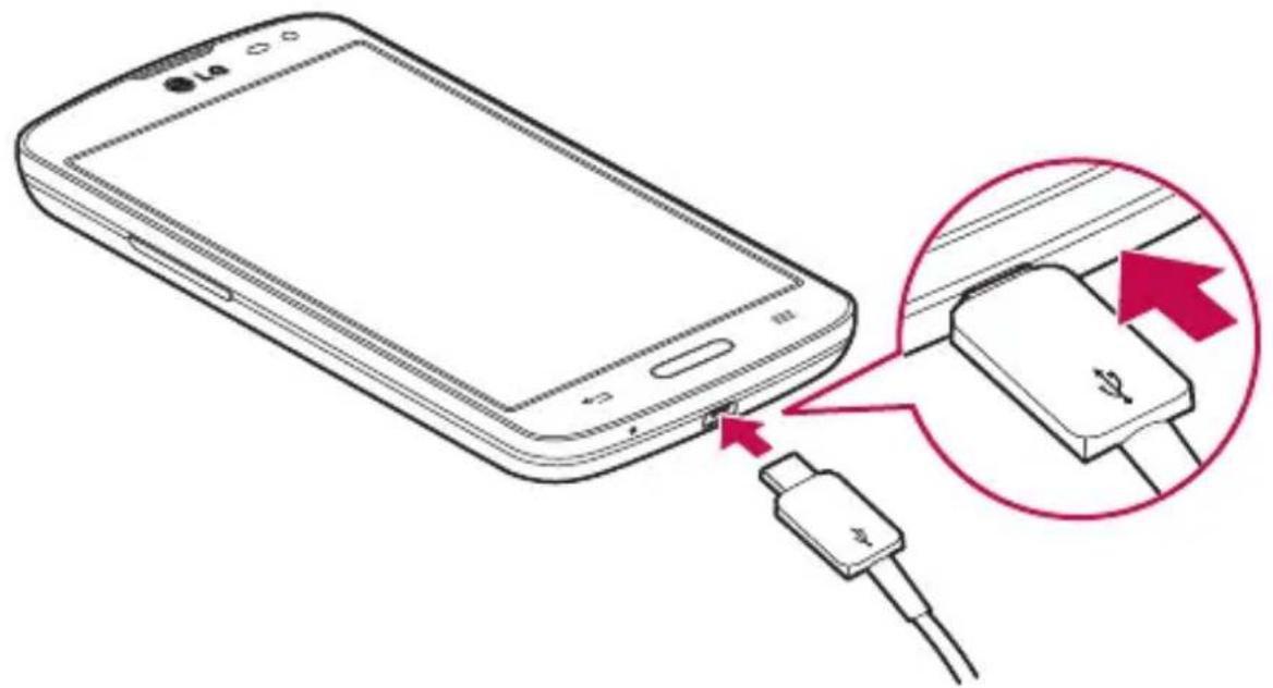 LG D315 - Chargement du téléphone - 1
