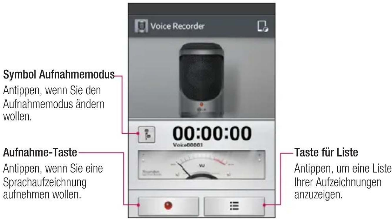 LG D120 - Sprachaufnahme senden - 1
