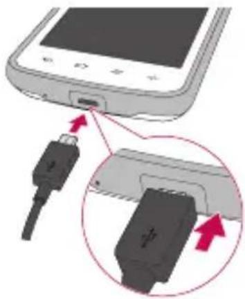 LG D120 - Charging the phone - 1