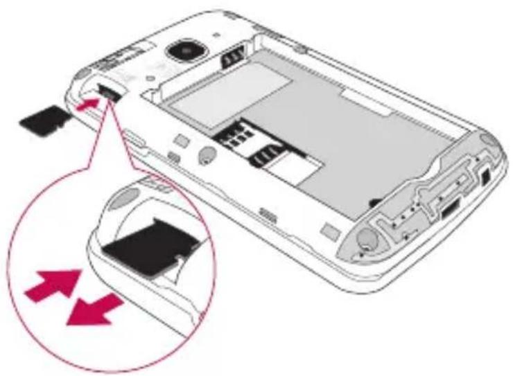 LG D120 - Utilizzo della scheda di memoria - 1