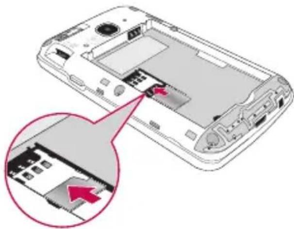 LG D120 - Installation de la carte SIM et de la batterie - 2