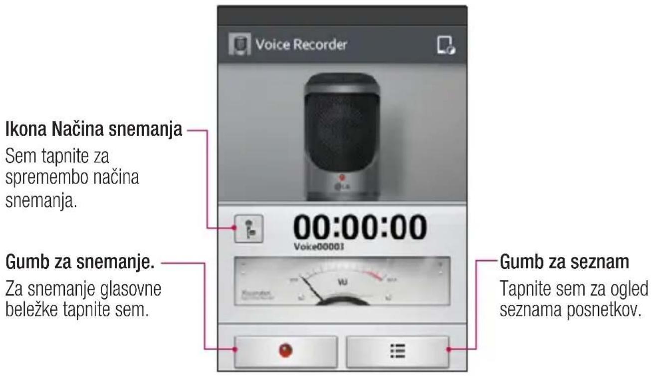 LG D120 - Pošiljanje zvočnega posnetka - 1