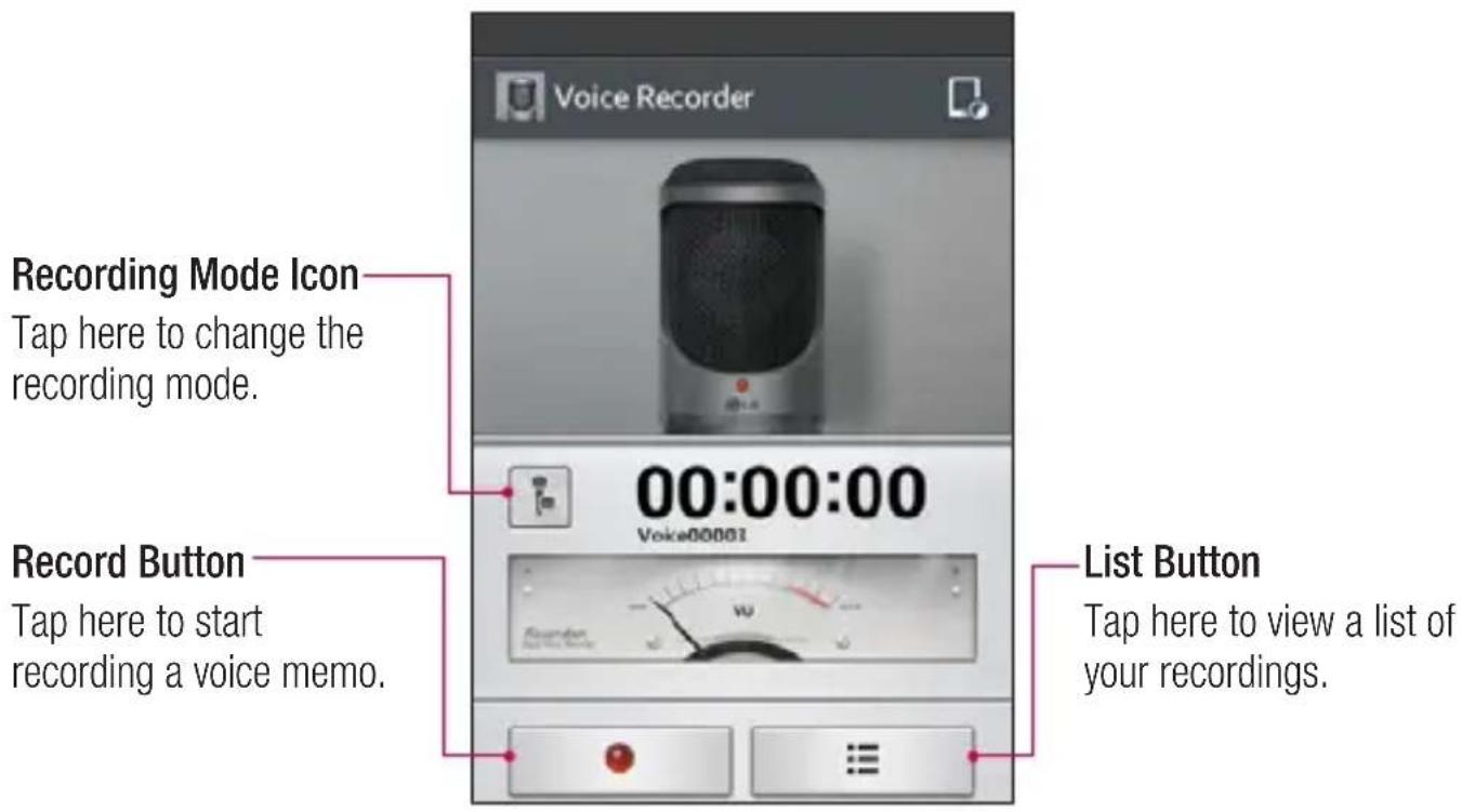 LG D120 - Sending the voice recording - 1