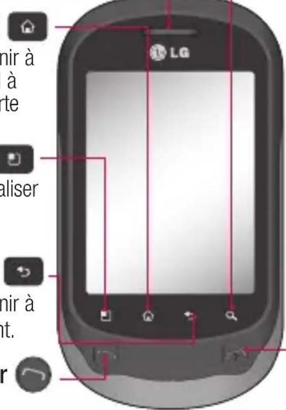 LG C550 - Touche Envoyer - 1