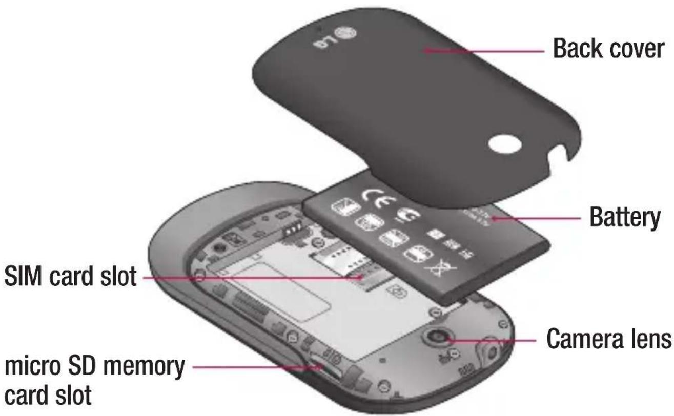 LG C550 - Volume keys - 1