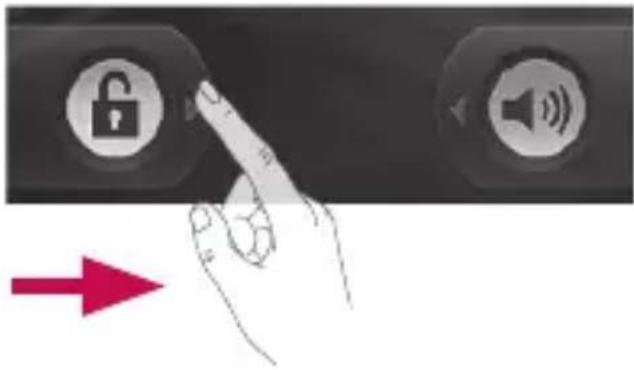 LG C550 - Écran de déverrouillage - 1
