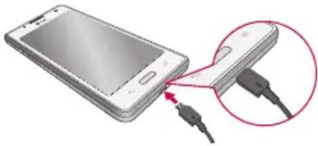LG P710 - Chargement du téléphone - 1