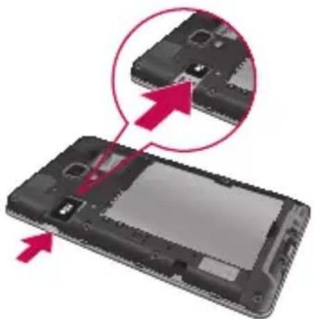 LG P710 - Retirer une carte mémoire en toute sécurité : - 1