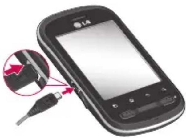 LG P350 - Uw telegram opladen - 1
