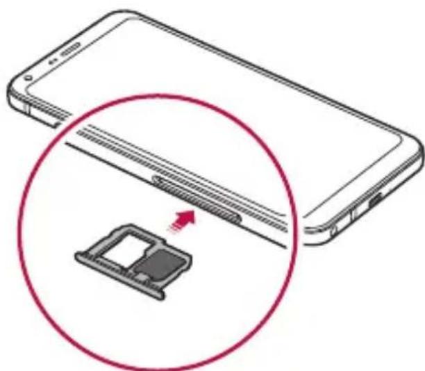LG M700N - Installing the SIM card - 5