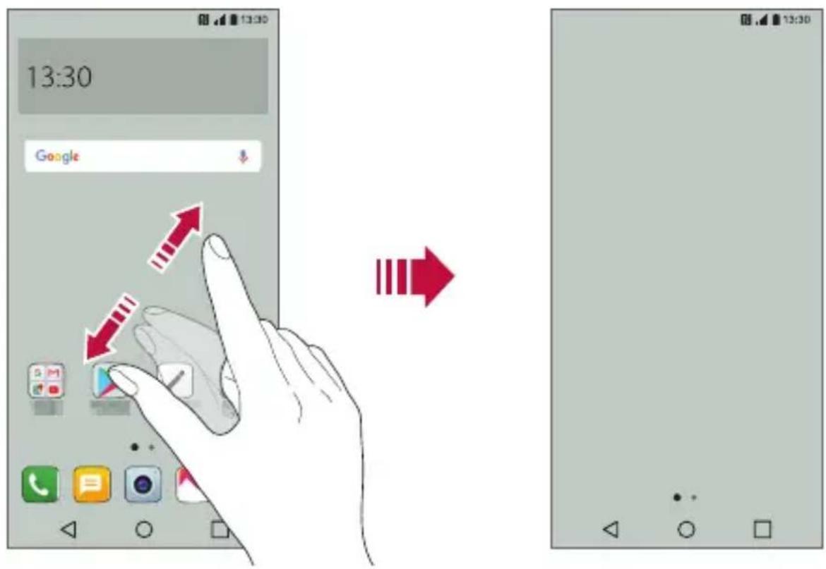 LG M700N - Vizualizarea temei de fundal - 2