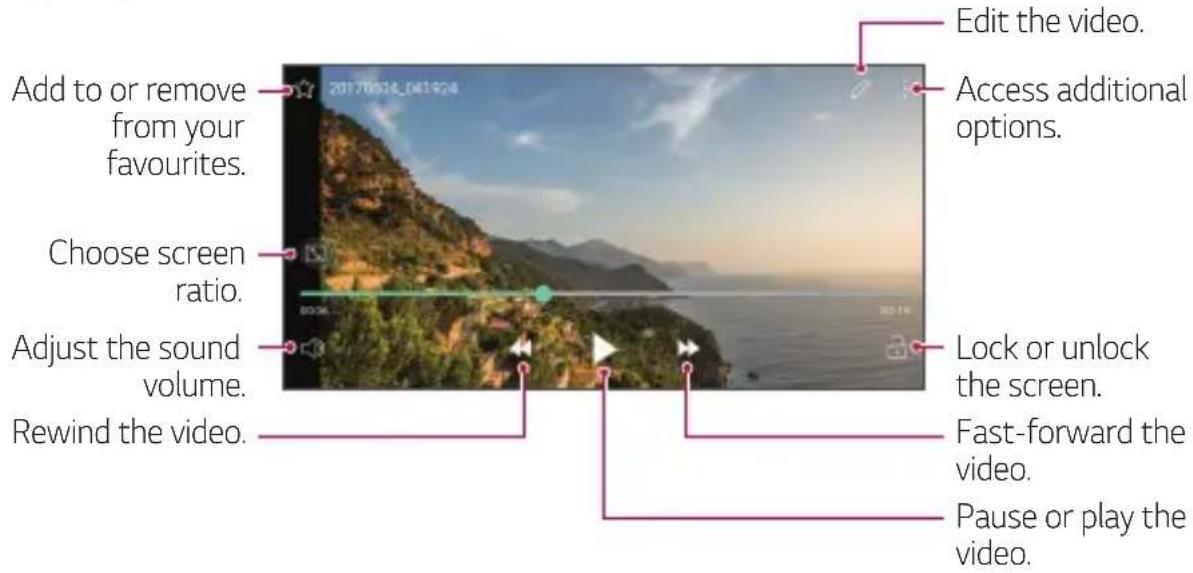 LG M700N - Playing a video - 1