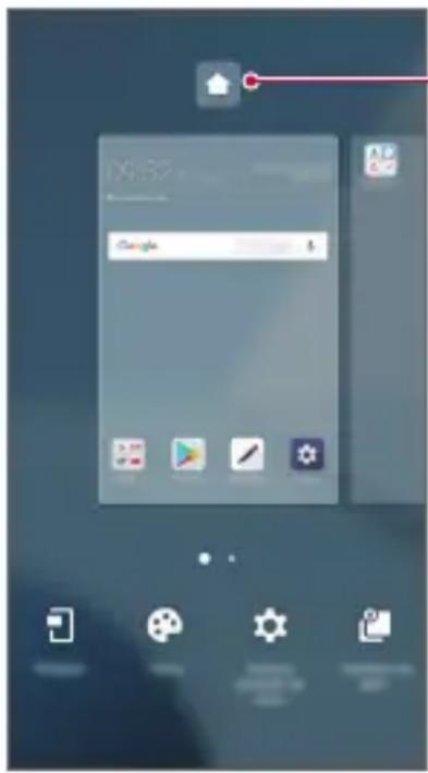 LG M700N - Edición de la pantalla inicio - 1