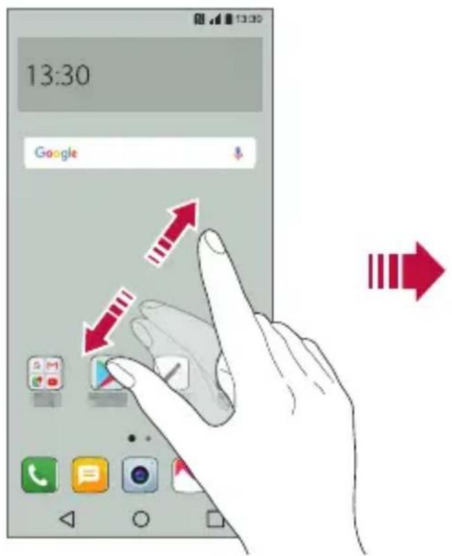 LG M700N - Zobrazenie motívu pozadia - 1