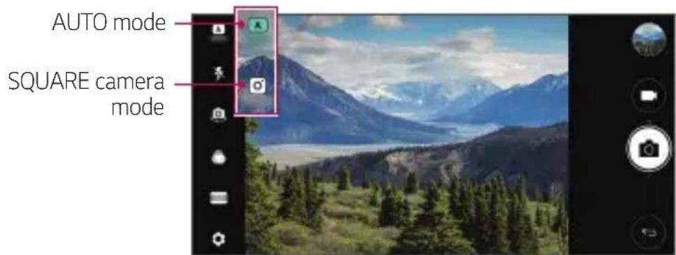 LG M700N - Changing the camera mode - 1
