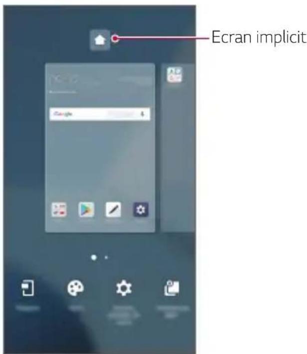 LG M700N - Editarea ecranului de pornire - 1
