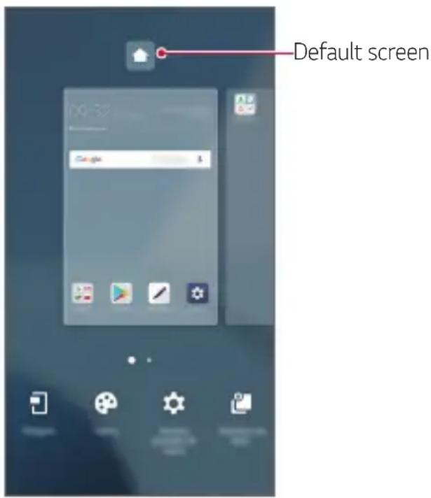 LG M700N - Editing the Home screen - 1