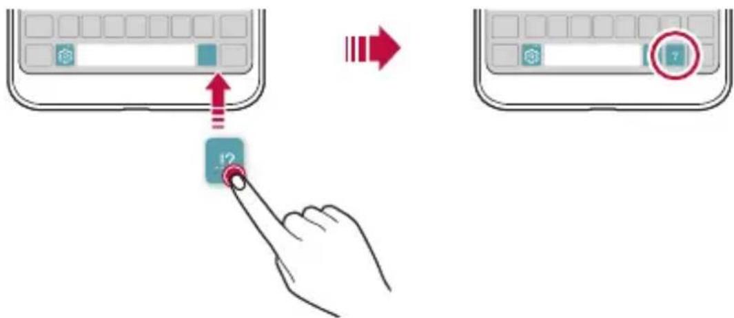 LG M700N - Changing the QWERTY keyboard layout - 1
