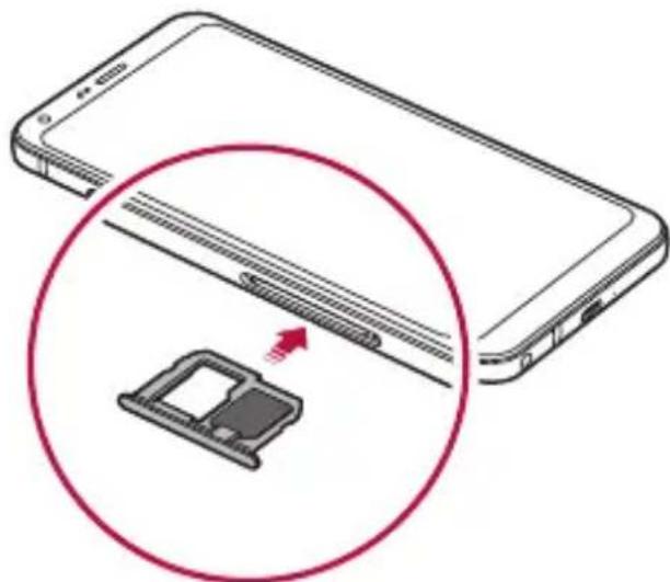 LG M700N - Wkładanie karty SIM - 5