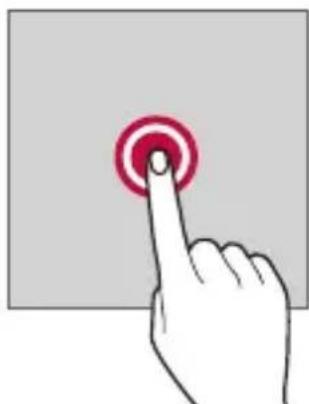 LG M700N - Touching and holding - 1