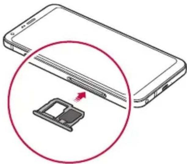 LG M700N - Instalación de la tarjeta SIM - 5