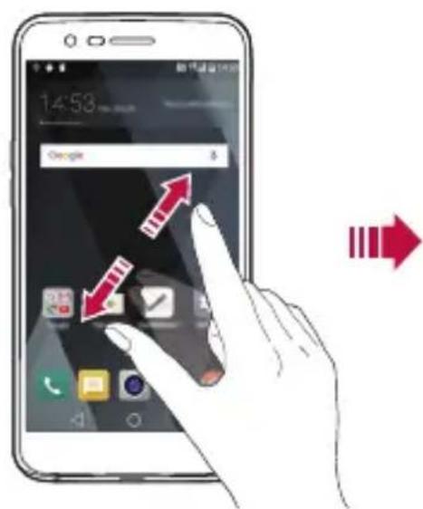 LG M250N - Zobrazenie témy pozadia - 1