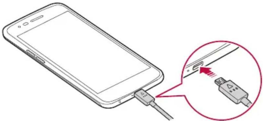 LG M250N - Ładowanie baterii - 1