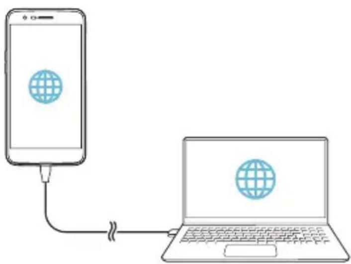 LG M250N - Tethering przez USB - 2