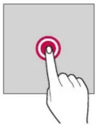 LG M250N - Touching and holding - 1