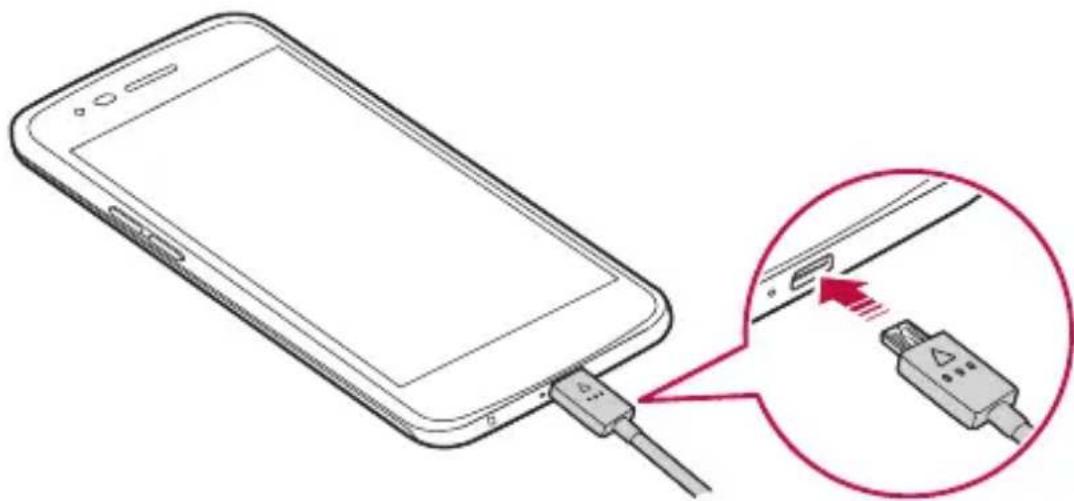 LG M250N - Chargement de la batterie - 1