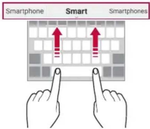 LG M250N - Suggesting words - 1