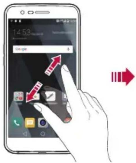 LG M250N - Vizualizarea temei de fundal - 2