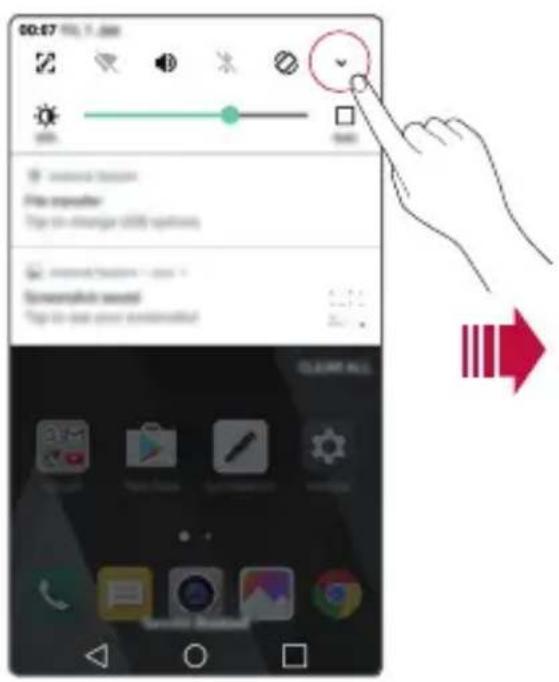 LG M250N - Panel de notificaciones - 1