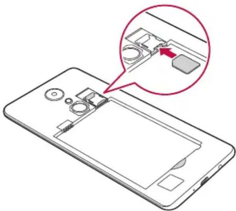 LG M160 - Installation de la carte SIM et de la batterie - 4