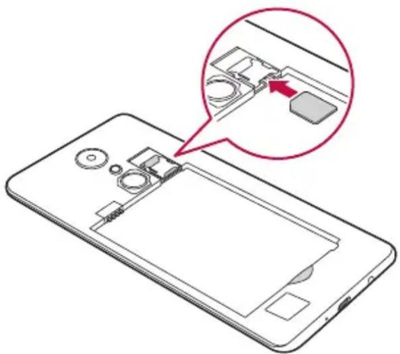 LG M160 - Instalarea cartelei SIM și a bateriei - 4