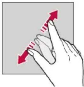 LG M160 - Pinching and spreading - 2