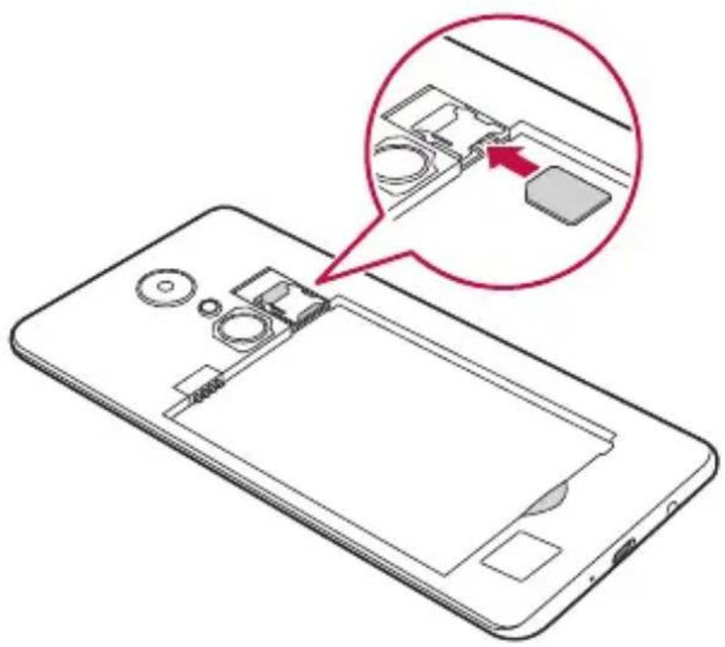 LG M160 - Instalación de la tarjeta SIM y de la batería - 4
