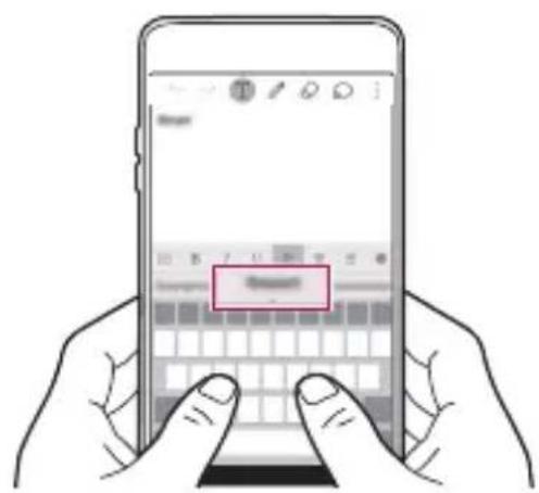 LG M160 - Utilisation du clavier Smart - 1