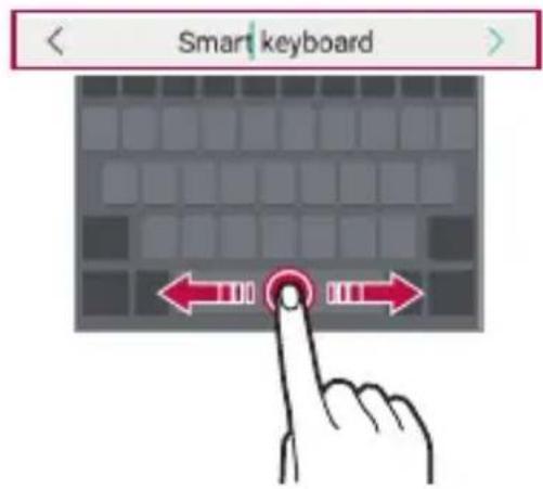 LG M160 - Korzystanie z klawiatury Smart - 2