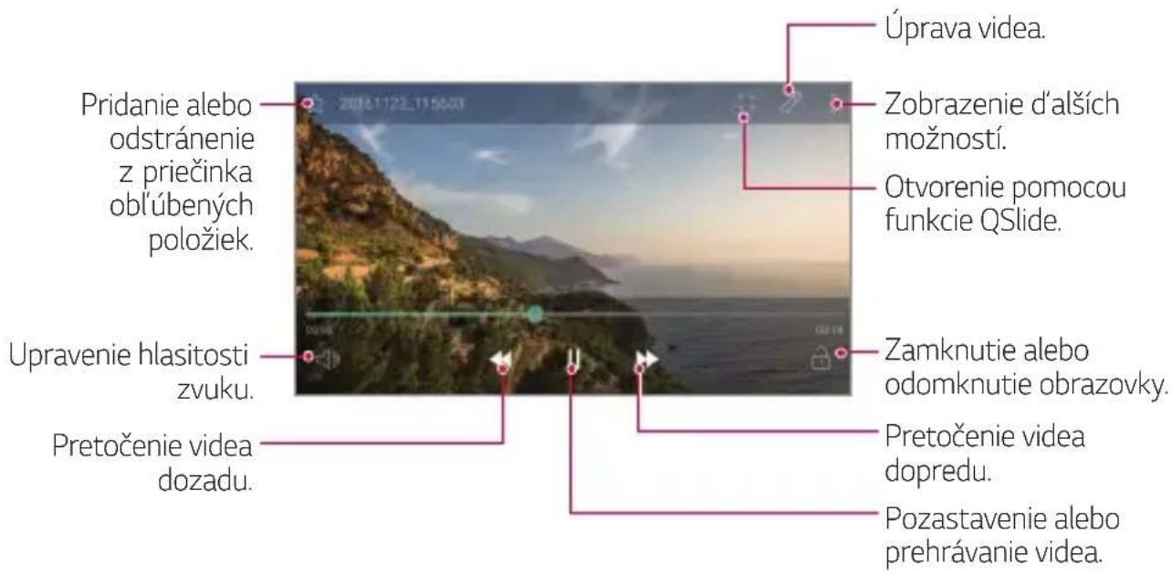 LG M320N - Prehrávanie video - 1